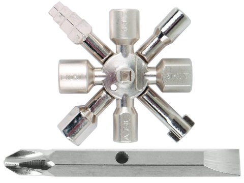 Uniwersalny klucz do szafek elektrycznych 10w1 Uniwersalny klucz do szafek elektrycznych 10w1