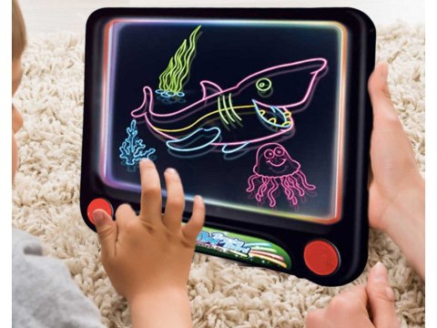 Tablet graficzny do rysowania znikopis led neon Tablet graficzny do rysowania znikopis led neon