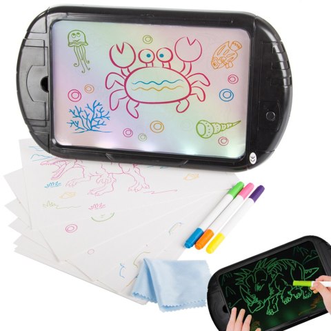 Tablet graficzny led neon do rysowania znikopis Tablet graficzny led neon do rysowania znikopis