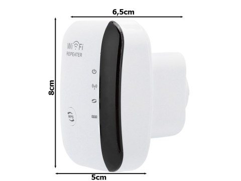 Wzmacniacz sygnału wi-fi mocny repeater 300mb/s Wzmacniacz sygnału wi-fi mocny repeater 300mb/s