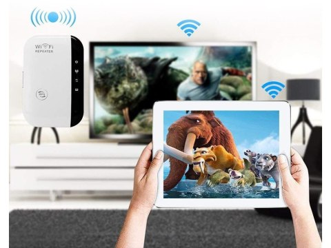 Wzmacniacz sygnału wi-fi mocny repeater 300mb/s Wzmacniacz sygnału wi-fi mocny repeater 300mb/s