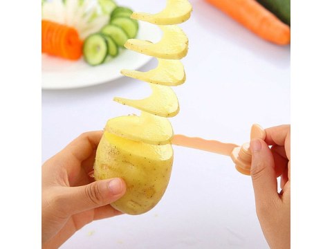 Maszynka do ziemniaków chipsów zakręcona frytka Maszynka do ziemniaków chipsów zakręcona frytka