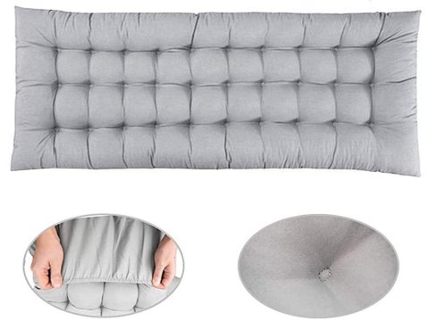 Poduszka na leżak ogrodowy plażowy duża gruba pikowana 170x50 cm siedzisko Poduszka na leżak ogrodowy plażowy duża gruba pikowana 170x50 cm siedzisko