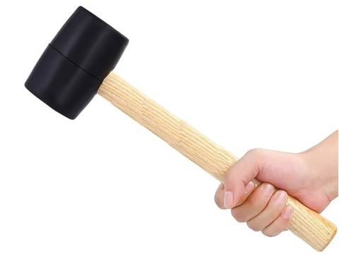 Młotek gumowy do parawanu brukarski bezodrzutowy Młotek gumowy do parawanu brukarski bezodrzutowy