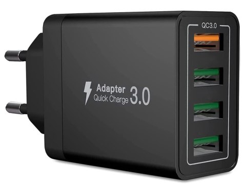 Szybka ładowarka sieciowa 4xusb quick charge 3.0 Szybka ładowarka sieciowa 4xusb quick charge 3.0
