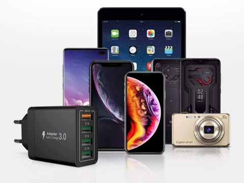 Szybka ładowarka sieciowa 4xusb quick charge 3.0 Szybka ładowarka sieciowa 4xusb quick charge 3.0