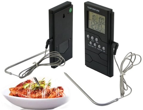 Termometr kuchenny sonda zegar lcd do mięsa Termometr kuchenny sonda zegar lcd do mięsa