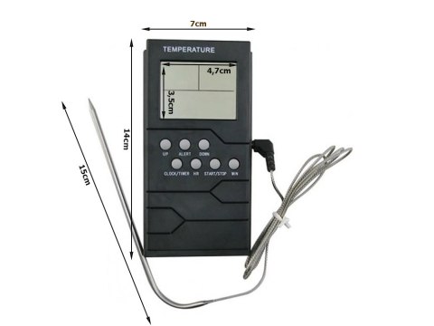 Termometr kuchenny sonda zegar lcd do mięsa Termometr kuchenny sonda zegar lcd do mięsa