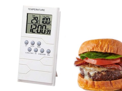 Termometr kuchenny sonda zegar lcd do mięsa Termometr kuchenny sonda zegar lcd do mięsa