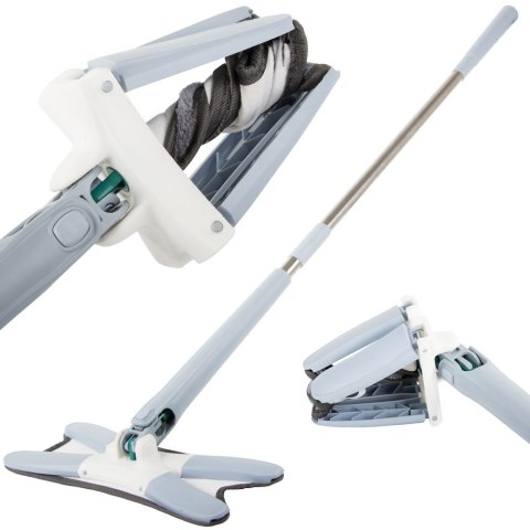 Płaski mop do mycia podłogi z wyciskaczem obrotowy twist wyciskany Płaski mop do mycia podłogi z wyciskaczem obrotowy twist wyciskany