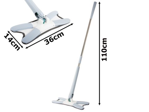 Płaski mop do mycia podłogi z wyciskaczem obrotowy twist wyciskany Płaski mop do mycia podłogi z wyciskaczem obrotowy twist wyciskany