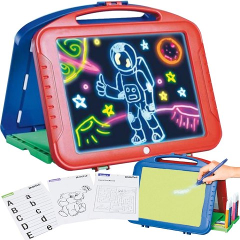 Tablet graficzny znikopis led neon do rysowania Tablet graficzny znikopis led neon do rysowania