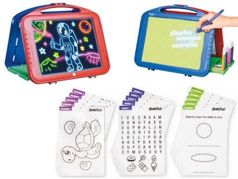 Tablet graficzny znikopis led neon do rysowania Tablet graficzny znikopis led neon do rysowania