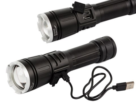 Latarka taktyczna wojskowa bailong led xhp160 zoom Latarka taktyczna wojskowa bailong led xhp160 zoom