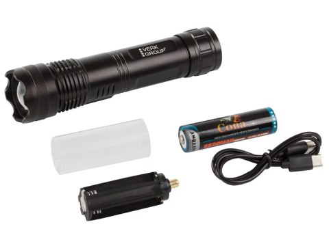 Latarka taktyczna wojskowa zoom coba xhp50 usb Latarka taktyczna wojskowa zoom coba xhp50 usb
