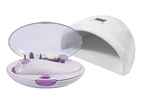 Zestaw do hybryd lampa 12 led uv 12w frezarka Zestaw do hybryd lampa 12 led uv 12w frezarka