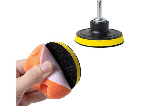 Zestaw gąbek polerskich pady na wiertarke 80mm Zestaw gąbek polerskich pady na wiertarke 80mm