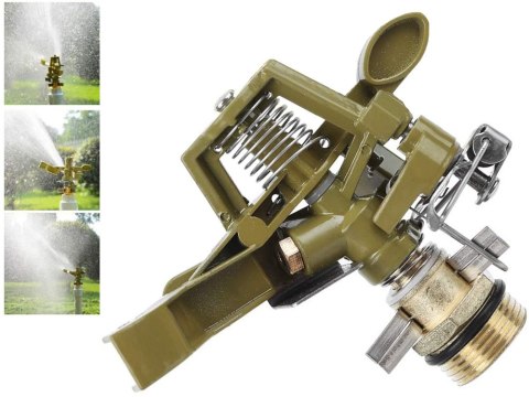Zraszacz trawy obrotowy pulsacyjny metalowy 360° Zraszacz trawy obrotowy pulsacyjny metalowy 360°