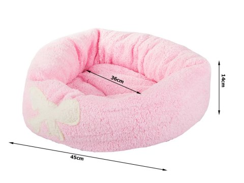 Pluszowe legowisko kojec dla psa kota miękkie 45cm Pluszowe legowisko kojec dla psa kota miękkie 45cm
