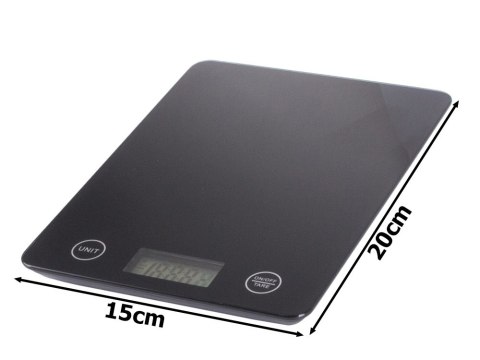 Waga kuchenna elektroniczna lcd 5kg szkło płaska dokładna Waga kuchenna elektroniczna lcd 5kg szkło płaska dokładna