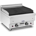 GRILL LAWOWY NA GAZ ZIEMNY RYFLOWANY 50 X 47 CM 2 X 7200 W