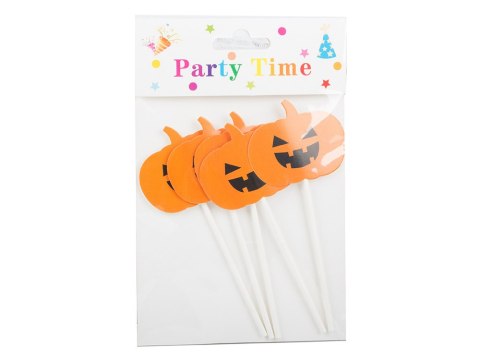 Dekoracja halloween na ciasto tort na babeczki piker party papier patyczki Dekoracja halloween na ciasto tort na babeczki piker party papier patyczki