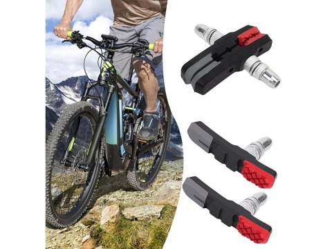 Klocki rowerowe v- breake komplet z gwintem szczęki rowerowe mtb treking Klocki rowerowe v- breake komplet z gwintem szczęki rowerowe mtb treking