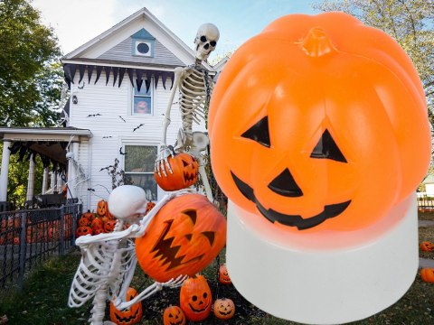 Lampka dynia led świecąca figurka ozdoba dekoracja halloween na baterie Lampka dynia led świecąca figurka ozdoba dekoracja halloween na baterie