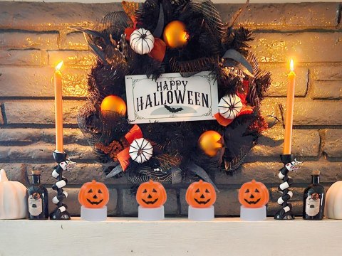 Lampka dynia led świecąca figurka ozdoba dekoracja halloween na baterie Lampka dynia led świecąca figurka ozdoba dekoracja halloween na baterie