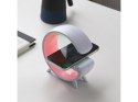 Lampka led rgb gamingowa ładowarka indukcyjna głośnik budzik radio zegar