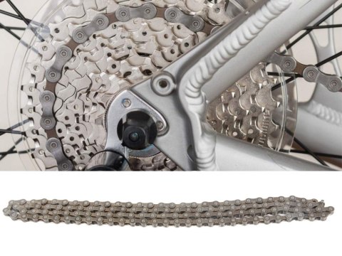 Łańcuch rowerowy 6/7/8 rzędowy 116 ogniw do roweru mtb wytrzymały z pinem Łańcuch rowerowy 6/7/8 rzędowy 116 ogniw do roweru mtb wytrzymały z pinem