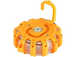 Mocna lampa lampa ostrzewacza 360 led błyskowa kogut flara mocny magnes