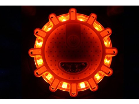 Mocna lampa lampa ostrzewacza 360 led błyskowa kogut flara mocny magnes Mocna lampa lampa ostrzewacza 360 led błyskowa kogut flara mocny magnes
