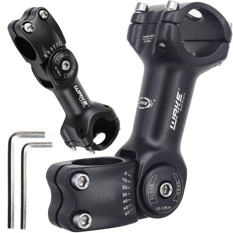 Mostek wspornik kierownicy regulowany rowerowy na rower ahead 28,6/31,8mm Mostek wspornik kierownicy regulowany rowerowy na rower ahead 28,6/31,8mm