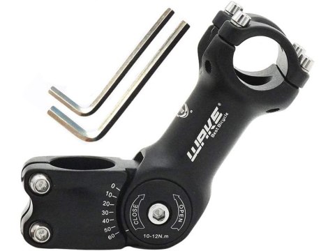 Mostek wspornik kierownicy regulowany rowerowy na rower ahead 28,6/31,8mm Mostek wspornik kierownicy regulowany rowerowy na rower ahead 28,6/31,8mm