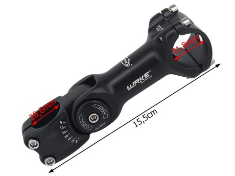 Mostek wspornik kierownicy regulowany rowerowy na rower ahead 28,6/31,8mm Mostek wspornik kierownicy regulowany rowerowy na rower ahead 28,6/31,8mm