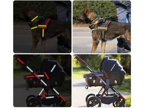 Taśma odblaskowa odblask na rower motor samochód naklejka samoprzylepna 8m Taśma odblaskowa odblask na rower motor samochód naklejka samoprzylepna 8m