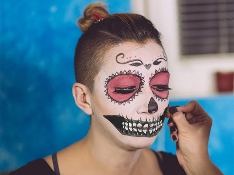 Tatuaż halloween sztuczny zęby realistyczny zmywalny tymczasowy przebranie Tatuaż halloween sztuczny zęby realistyczny zmywalny tymczasowy przebranie
