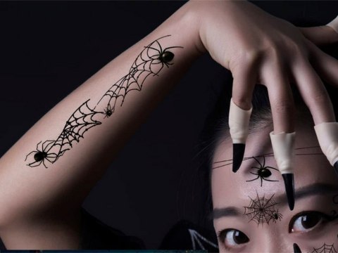 Tatuaże halloween sztuczny realistyczny zmywalny tymczasowy przebranie krew Tatuaże halloween sztuczny realistyczny zmywalny tymczasowy przebranie krew