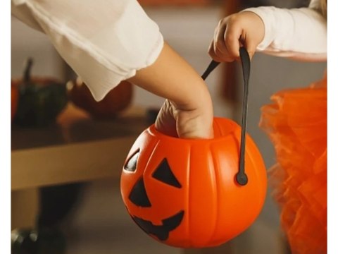 Wiaderko halloween pojemnik dynia na cukierki duże kociołek na słodycze Wiaderko halloween pojemnik dynia na cukierki duże kociołek na słodycze