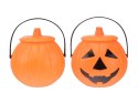 Wiaderko halloween pojemnik dynia na cukierki duże kociołek na słodycze