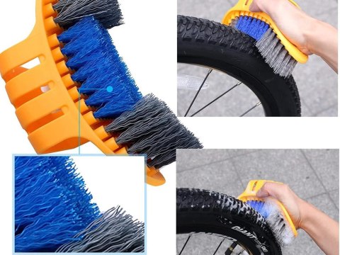 Zestaw do czyszczenia roweru szczotki do łańcucha opon pielęgnacji 7w1 Zestaw do czyszczenia roweru szczotki do łańcucha opon pielęgnacji 7w1