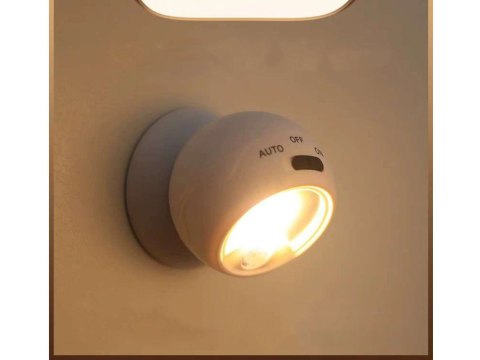 Lampa lampka led cob 360 na baterie magnes bezprzewodowa czujnik ruchu noc Lampa lampka led cob 360 na baterie magnes bezprzewodowa czujnik ruchu noc
