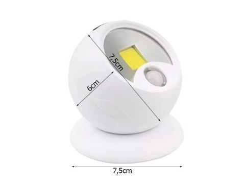 Lampa lampka led cob 360 na baterie magnes bezprzewodowa czujnik ruchu noc Lampa lampka led cob 360 na baterie magnes bezprzewodowa czujnik ruchu noc