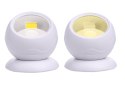 Lampa lampka led cob 360 na baterie magnes bezprzewodowa czujnik ruchu noc