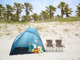 Namiot plażowy duży parawan turystyczny na plażę ochrona przed słońcem