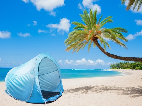 Namiot plażowy duży zamykany pop-up samorozkładający z pokrowcem uv Namiot plażowy duży zamykany pop-up samorozkładający z pokrowcem uv