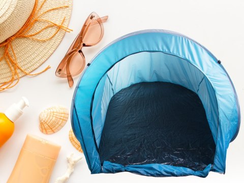 Namiot plażowy duży zamykany pop-up samorozkładający z pokrowcem uv Namiot plażowy duży zamykany pop-up samorozkładający z pokrowcem uv