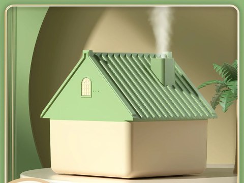 Nawilżacz dyfuzor powietrza aromaterapia jonizator domek usb duży 1l Nawilżacz dyfuzor powietrza aromaterapia jonizator domek usb duży 1l
