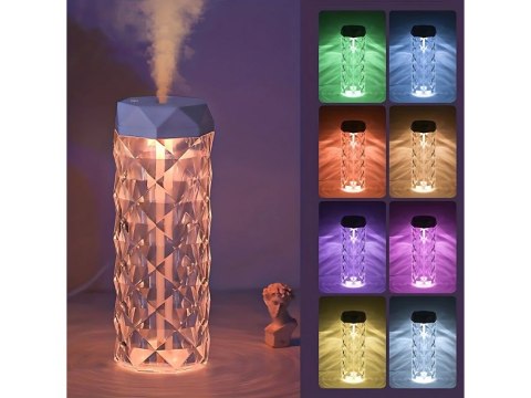 Nawilżacz powietrza dyfuzor zapachowy aromaterapia mgiełka usb rgb kryształ Nawilżacz powietrza dyfuzor zapachowy aromaterapia mgiełka usb rgb kryształ